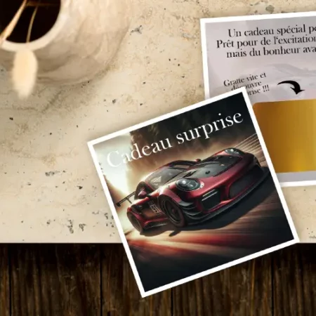 Carte à gratter Bolide